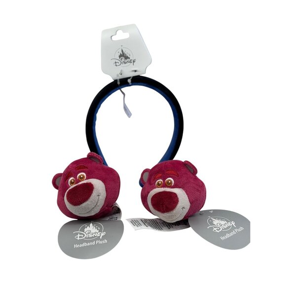 NEW Disney Parks Lotso Pink Bear Plush Ears Headband Toy Story Create Your Own - Picture 1 of 6